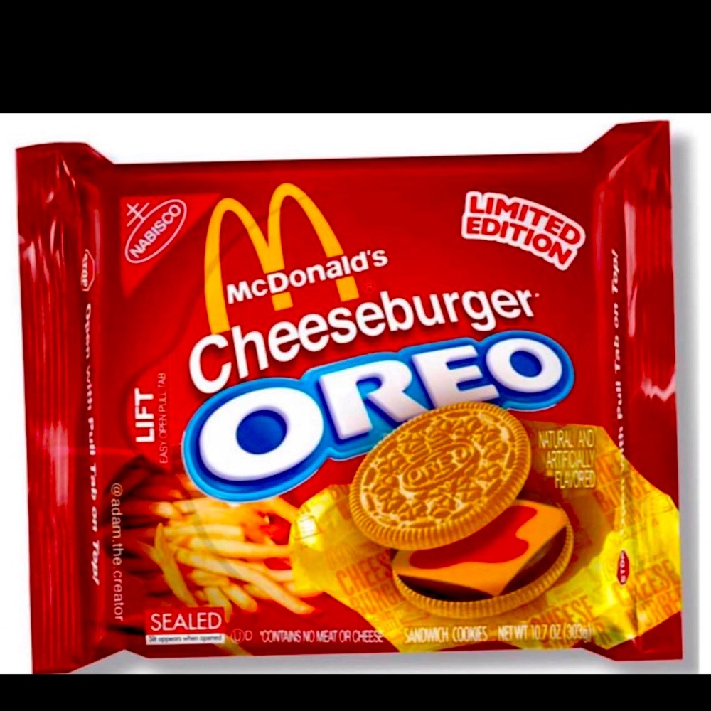 Picture of cheeseburger Oreo’s